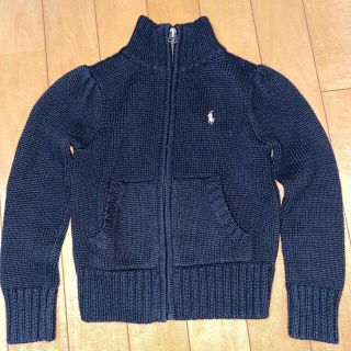 ラルフローレン(Ralph Lauren)の値下げ！ラルフローレン 綿ニットジャンパー 黒  110(ジャケット/上着)