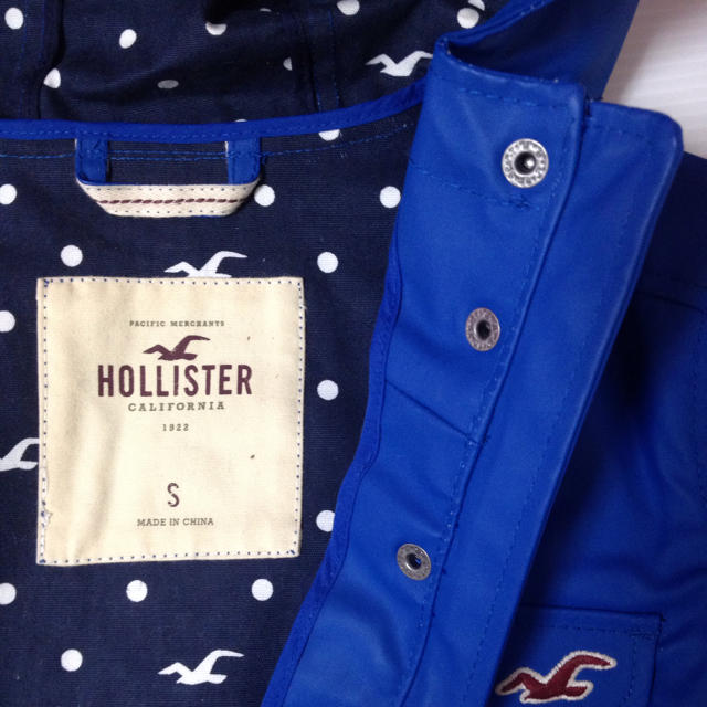 Hollister(ホリスター)のHollister★パーカーblue レディースのジャケット/アウター(ライダースジャケット)の商品写真