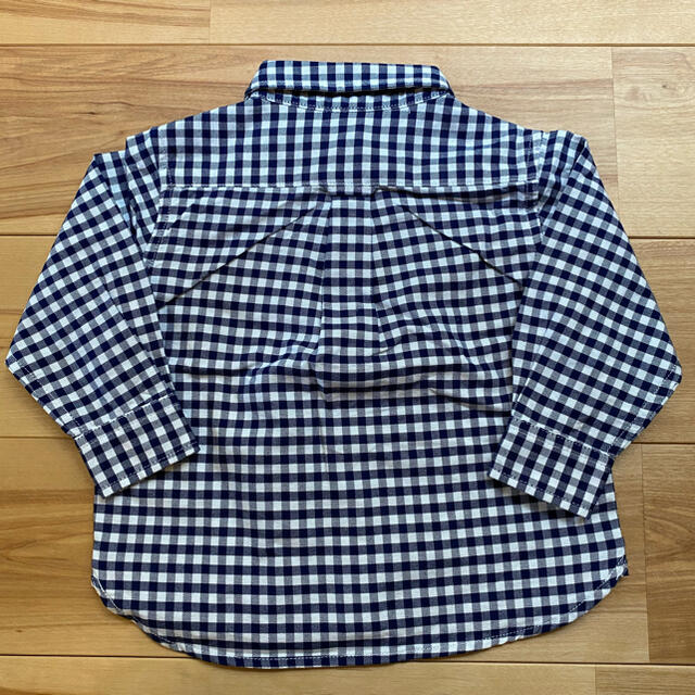MUJI (無印良品)(ムジルシリョウヒン)のMUJI ギンガムチェックシャツ キッズ/ベビー/マタニティのベビー服(~85cm)(シャツ/カットソー)の商品写真