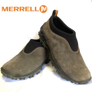 メレル(MERRELL)の【美品】MERRELL メレル　モックシューズ　スリッポン　25.5 ベージュ(スニーカー)