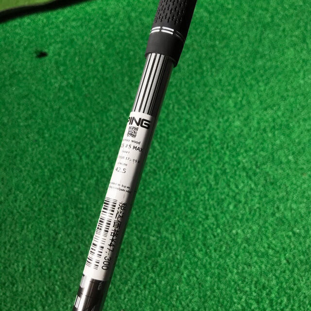 希少スペック ping ツアーシャフト 5w 173-75 R 雑誌で紹介された 36.0