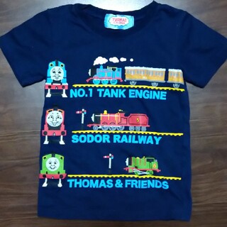 トーマス　Tシャツ  ネイビー　100(Tシャツ/カットソー)
