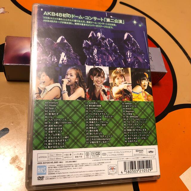 AKB48(エーケービーフォーティーエイト)のAKB48　よっしゃぁ～行くぞぉ～！in　西武ドーム　第二公演　DVD DVD エンタメ/ホビーのDVD/ブルーレイ(ミュージック)の商品写真