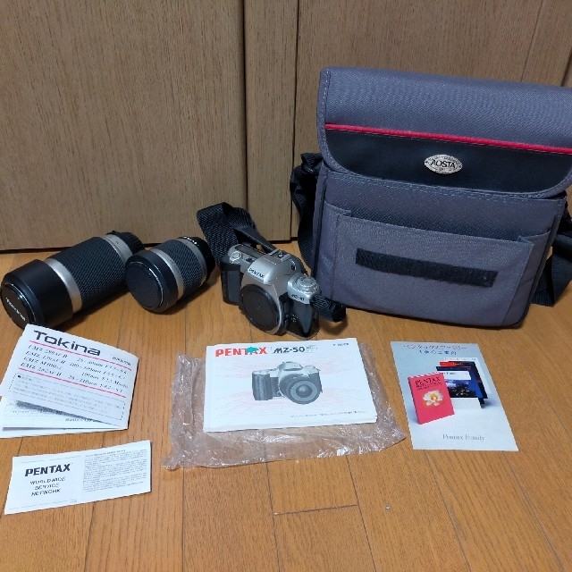 PENTAX(ペンタックス)のPentax MZ-50 28〜80、100〜300レンズ付き スマホ/家電/カメラのカメラ(フィルムカメラ)の商品写真