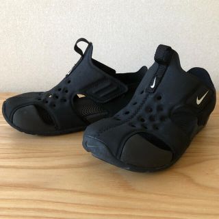 ナイキ(NIKE)のNIKE kids sandal ナイキ キッズ サンダル 17cm black(サンダル)