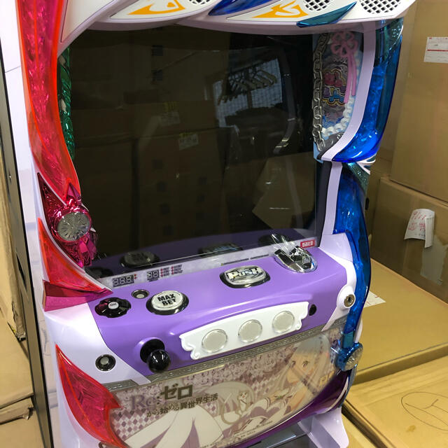 実機 税込 Re:ゼロから始める異世界生活◆コイン不要機付◆ゲーム数カウンター