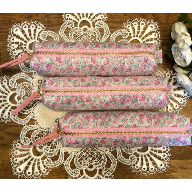 ご専用】キャラメルミニペンポーチ リバティ❤️アシュテッド Handmade