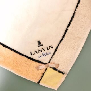 ランバン(LANVIN)の【新品未使用】LANVINミニタオル(タオル/バス用品)