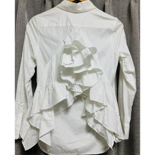 ケイタマルヤマ(KEITA MARUYAMA TOKYO PARIS)の【みりん様専用】keitamaruyama バックフリル白シャツ 2011ss(シャツ/ブラウス(長袖/七分))