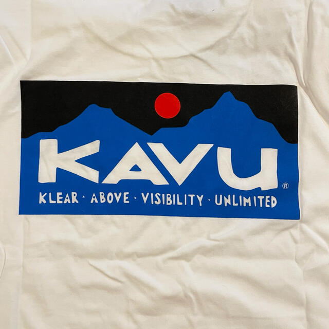 KAVU(カブー)のKAVU 日本未発売　バックロゴTシャツ　　メンズSサイズ メンズのトップス(Tシャツ/カットソー(半袖/袖なし))の商品写真