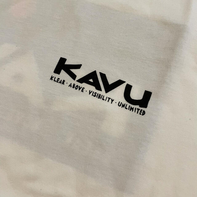 KAVU(カブー)のKAVU 日本未発売　バックロゴTシャツ　　メンズSサイズ メンズのトップス(Tシャツ/カットソー(半袖/袖なし))の商品写真