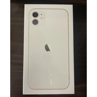 アップル(Apple)のiPhone 11 ホワイト 128 GB SIMフリー(スマートフォン本体)