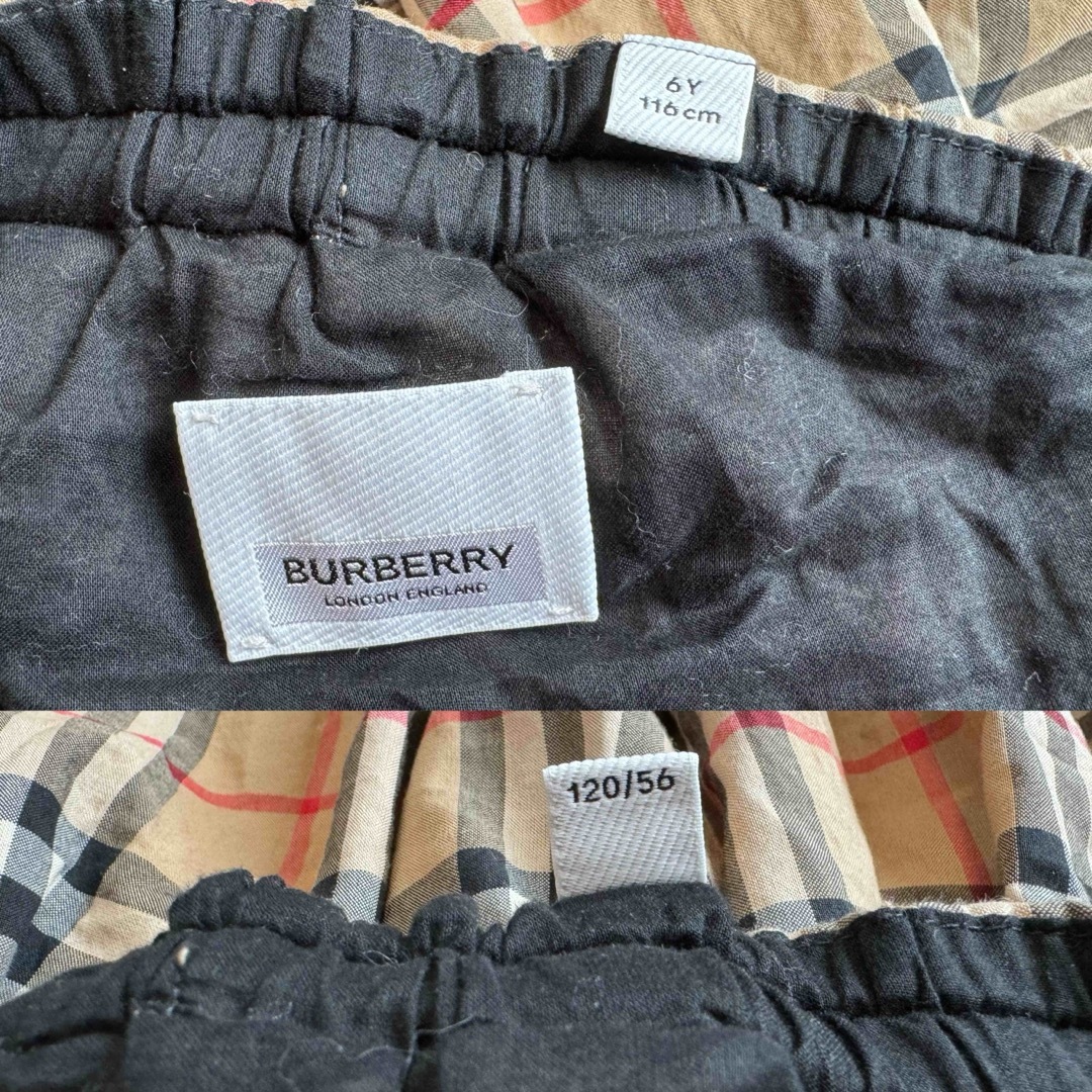 BURBERRY(バーバリー)のバーバリー ヴィンテージチェック コットン　プリーツスカート　6Y キッズ/ベビー/マタニティのキッズ服女の子用(90cm~)(スカート)の商品写真