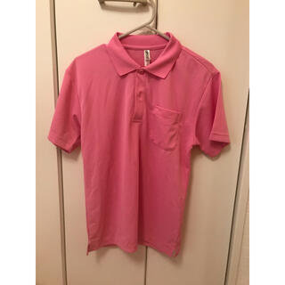 ユニクロ(UNIQLO)のglimmer ピンク　ポロシャツ(ポロシャツ)