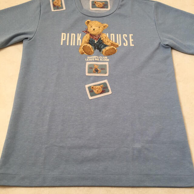 PINK HOUSE(ピンクハウス)のピンクハウス PINK HOUSE Tシャツ オーバーオールくま クマ  レディースのトップス(Tシャツ(半袖/袖なし))の商品写真