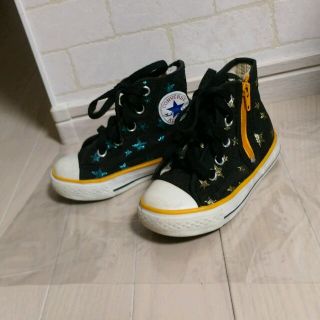 コンバース(CONVERSE)のコンバース ハイカットスニーカー 星柄☆15cm(スニーカー)