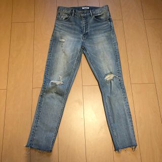 スライ(SLY)のSLY JEANS ダメージストーンウォッシュジーンズ(デニム/ジーンズ)