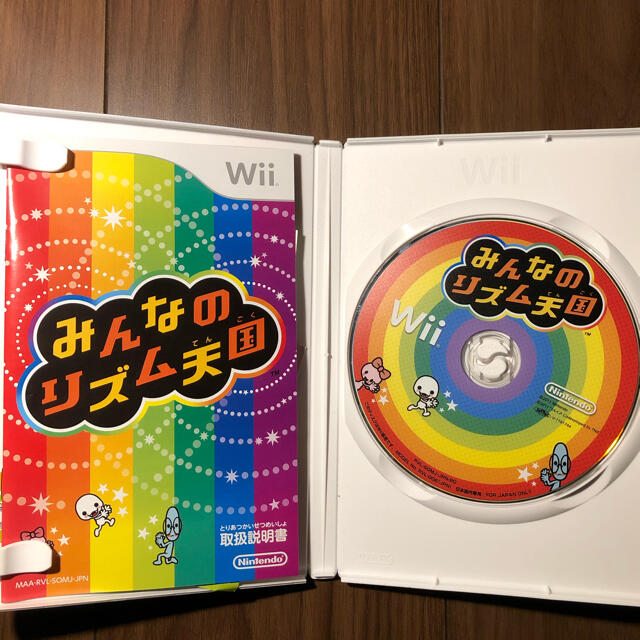 任天堂(ニンテンドウ)のみんなのリズム天国 Wii エンタメ/ホビーのゲームソフト/ゲーム機本体(家庭用ゲームソフト)の商品写真