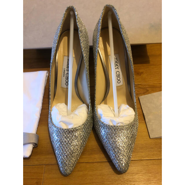 JIMMY CHOO(ジミーチュウ)のJIMMY CHOO グリッターパンプス レディースの靴/シューズ(ハイヒール/パンプス)の商品写真