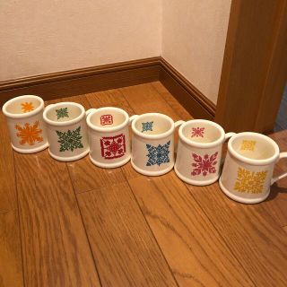 ハワイアン　キルト柄のマグ6点セット(その他)