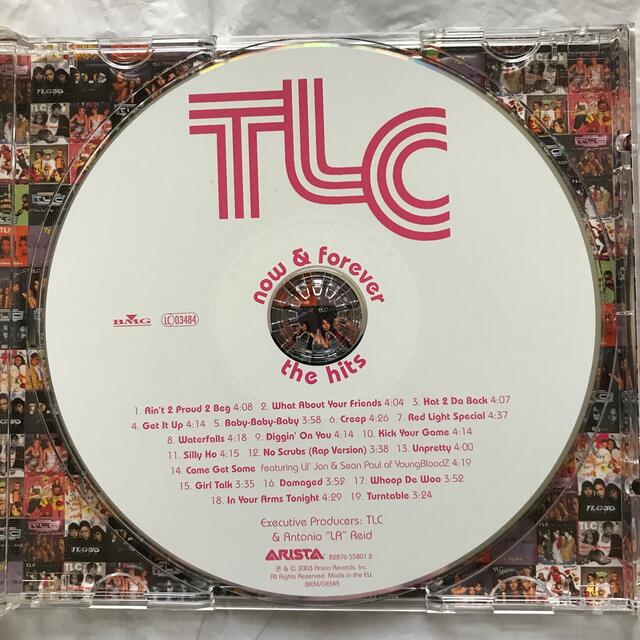 TLC     now＆forever・the hits     輸入盤 エンタメ/ホビーのCD(R&B/ソウル)の商品写真