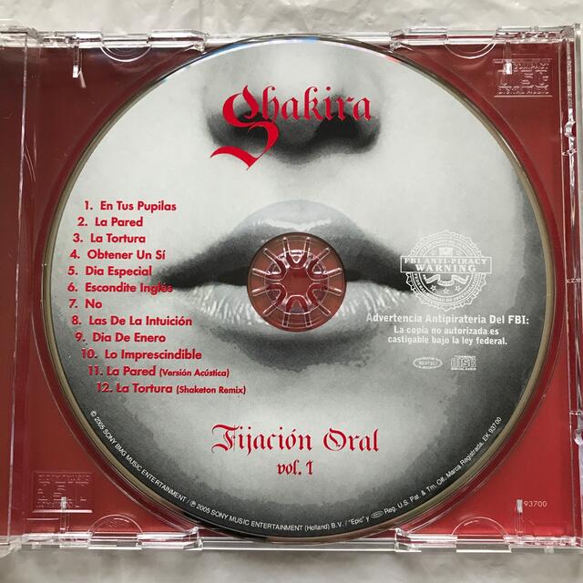 SHAKIRA     FIJACION ORAL vol.1     輸入盤 エンタメ/ホビーのCD(ワールドミュージック)の商品写真