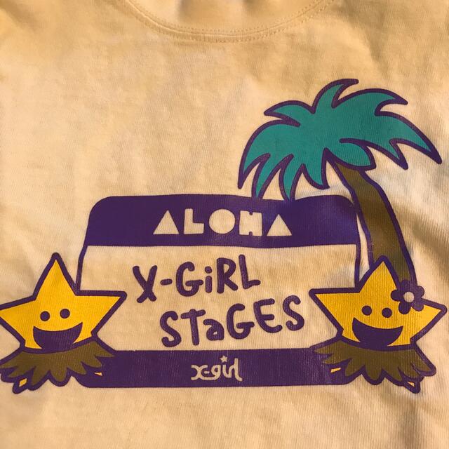 X-girl Stages(エックスガールステージス)のお値下げ中♪ x-girl  first stages Tシャツ 2枚セット♪ キッズ/ベビー/マタニティのベビー服(~85cm)(Ｔシャツ)の商品写真