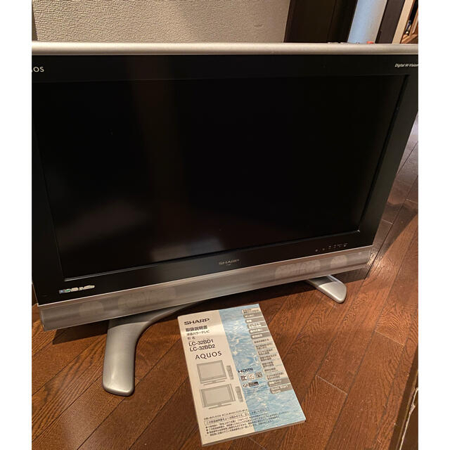 AQUOS(アクオス)のAQUOS液晶テレビ　32型　ジャンク品 スマホ/家電/カメラのテレビ/映像機器(テレビ)の商品写真