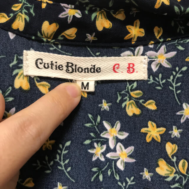 Cutie Blonde(キューティーブロンド)の花柄ガウン　花柄ワンピース レディースのワンピース(ロングワンピース/マキシワンピース)の商品写真