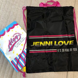 ジェニィ(JENNI)の【ニコ☆プチ 2019年8月号付録】JENNI loveジェニィラブナップサック(ファッション)