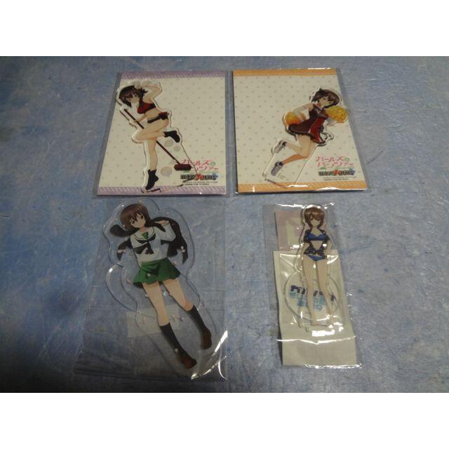 アクリルスタンド ガールズ&パンツァー 西住まほ 4個セット-eastgate.mk