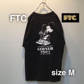 エフティーシー(FTC)のFTC エフティーシー　Tシャツ　バックプリント　M 胸ワンポイント　ブラック(Tシャツ/カットソー(半袖/袖なし))