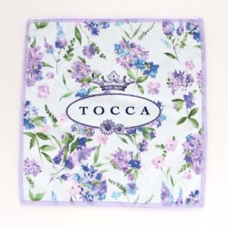 トッカ(TOCCA)の新品☆トッカ☆TOCCA☆スマホもメガネもふけるハンカチーフ☆ラベンダー(ハンカチ)