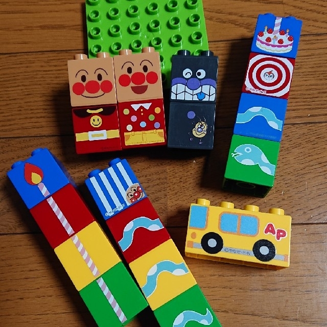 アンパンマン ブロック キッズ/ベビー/マタニティのおもちゃ(積み木/ブロック)の商品写真