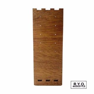 木製ピアス　６ペア　ネックレススタンド　(小物入れ)
