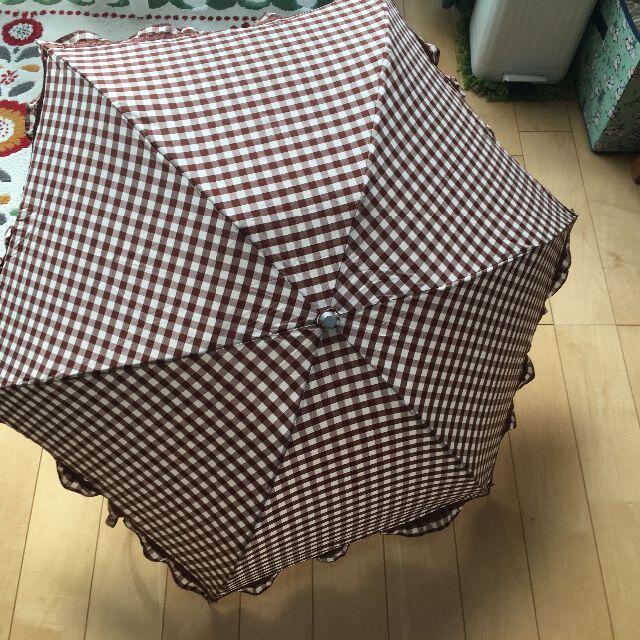 SM2(サマンサモスモス)のギンガムチェック柄のとってもかわいい折り畳み傘　晴雨兼用 レディースのファッション小物(傘)の商品写真