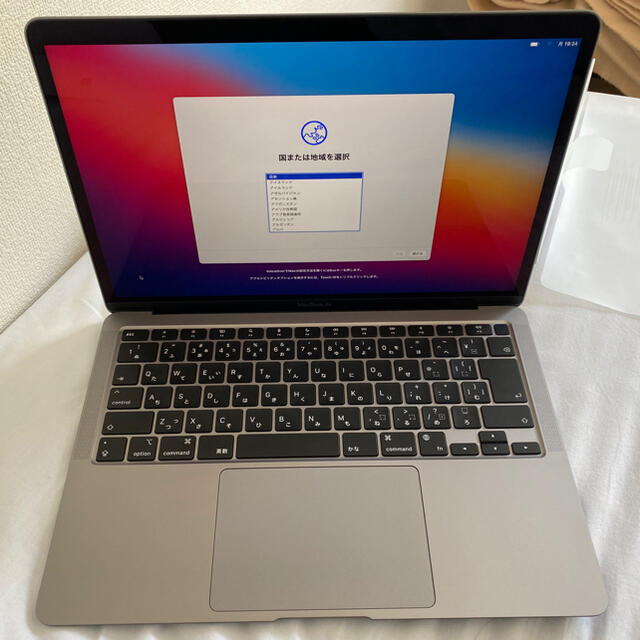 Mac (Apple)(マック)の【専用出品】MacBook air M1 8GB 256GB 最新スペースグレー スマホ/家電/カメラのPC/タブレット(ノートPC)の商品写真