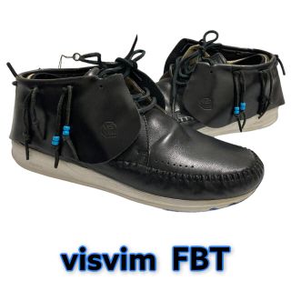 ヴィスヴィム(VISVIM)の【美品】VISVIM FBT 29cm BLACK ヴィズビム レザー (スニーカー)