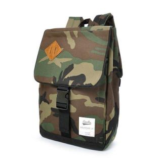 アネロ(anello)の【新品未開封】anello ポリエステルキャンバスフラップリュックM CAMO(リュック/バックパック)