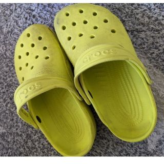 クロックス(crocs)のクロックス　キッズイエロー(サンダル)