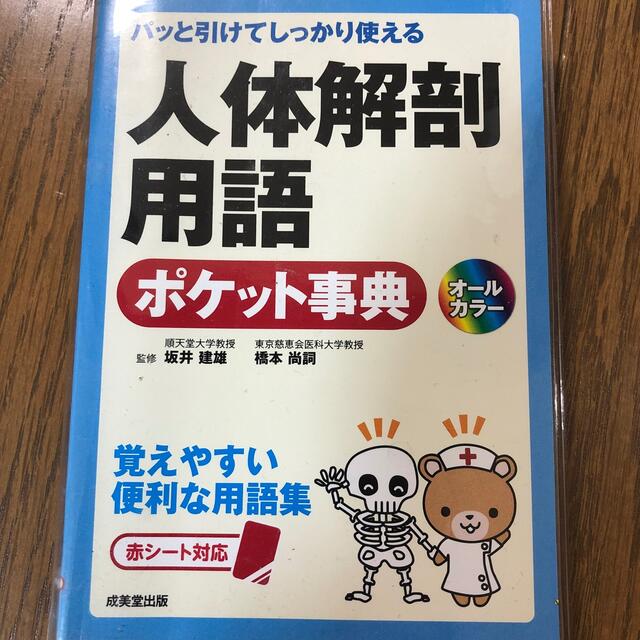 人体解剖用語ポケット事典 パッと引けてしっかり使える エンタメ/ホビーの本(健康/医学)の商品写真