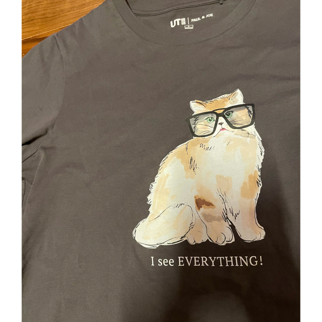 PAUL & JOE(ポールアンドジョー)のUNIQLO ポール&ジョー　猫Tシャツ　2XL(XXL) シールとヘアゴム付き レディースのトップス(Tシャツ(半袖/袖なし))の商品写真