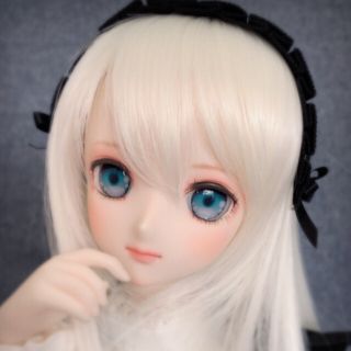 ボークス(VOLKS)のDDH-09  カスタムヘッド　ドルフィードリーム　レジンアイ　セミホワイト(人形)