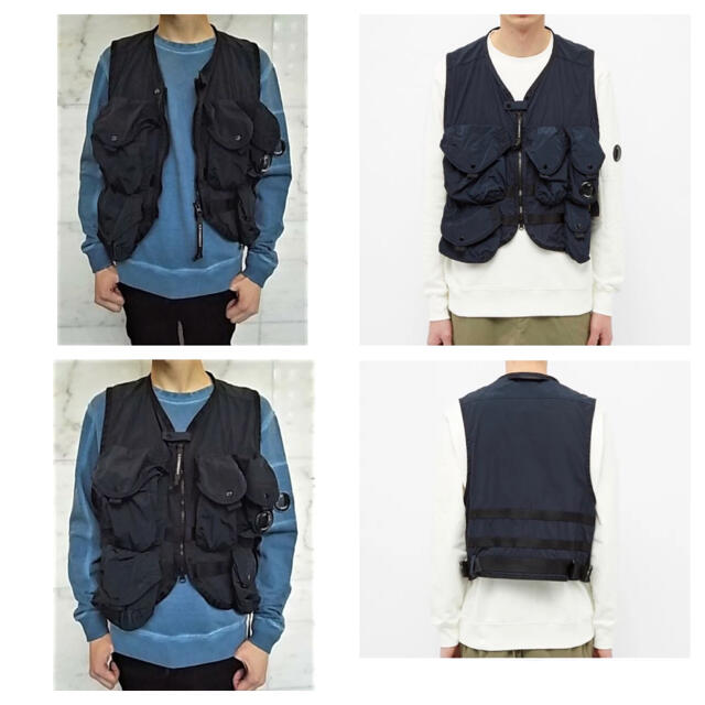 専用】新品 定価5.8万円 C.P.COMPANY ナイロンフィッシングベスト