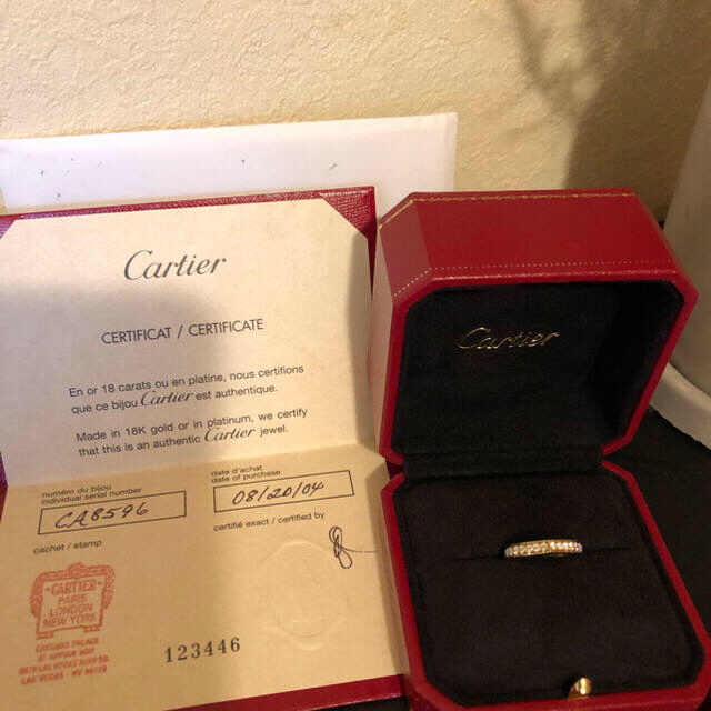 Cartier(カルティエ)のカルティエ　Cフラット　リング　ダイヤモンド レディースのアクセサリー(リング(指輪))の商品写真