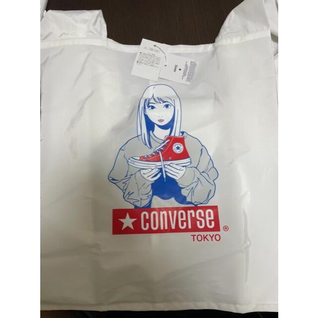 CONVERSE(コンバース)の応募券付き！Backside works. エコバック エンタメ/ホビーのアート用品(その他)の商品写真