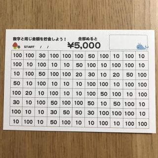 選べる【月謝】貯金封筒シート③です       ※10枚以上お選びください