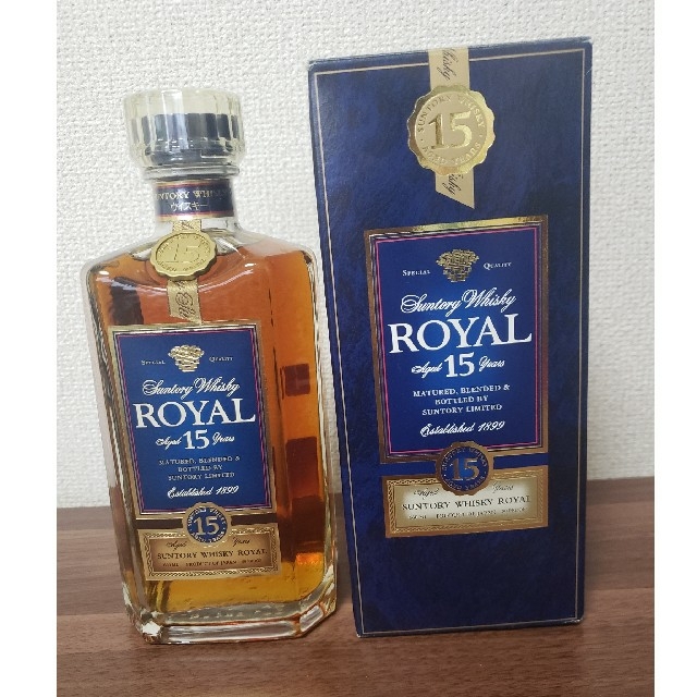 送料込 未開封 サントリーローヤル15年 スリムボトル - ウイスキー