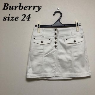 バーバリーブルーレーベル(BURBERRY BLUE LABEL)のBurberry バーバリーミニスカート デニムスカート(ミニスカート)