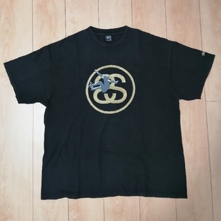 ステューシー Tシャツ・カットソー(メンズ)（ゴールド/金色系）の通販 